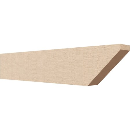 Ekena Millwork 2in. W x 4in. H x 20in. L Concord Woodgrain TimberThane Rafter Tail, Primed Tan RFTUR02X04X20CONRCPR